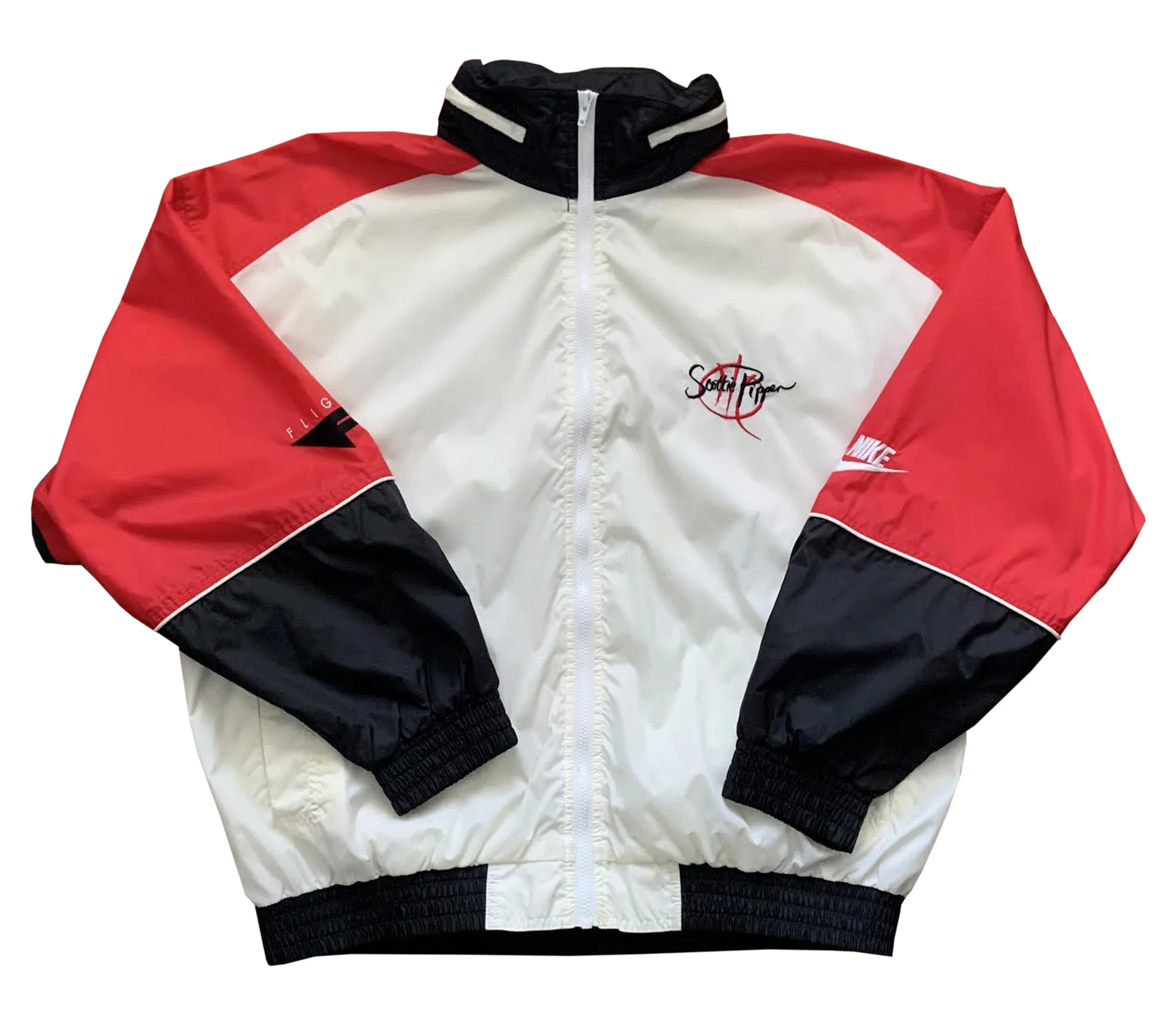 Vintage Nike Flight Scottie Pippen #33 Windbreaker (Size L) — RootsBK